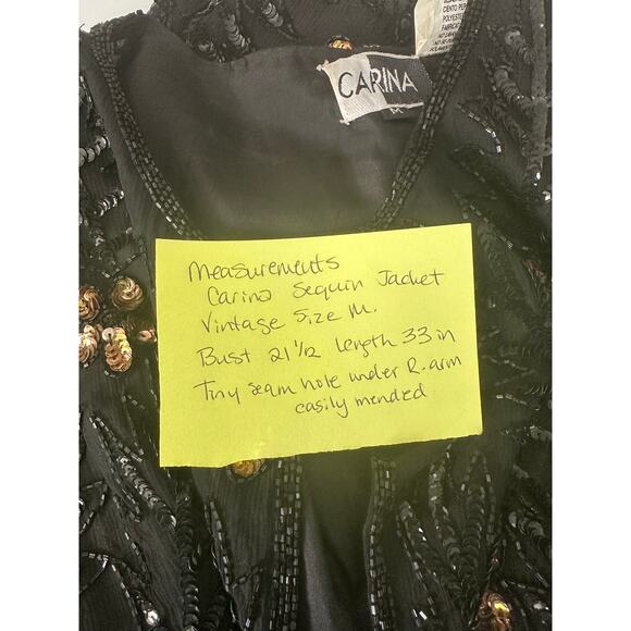 Vintage Sequin Jacket by Carina - Picture 5 of 5